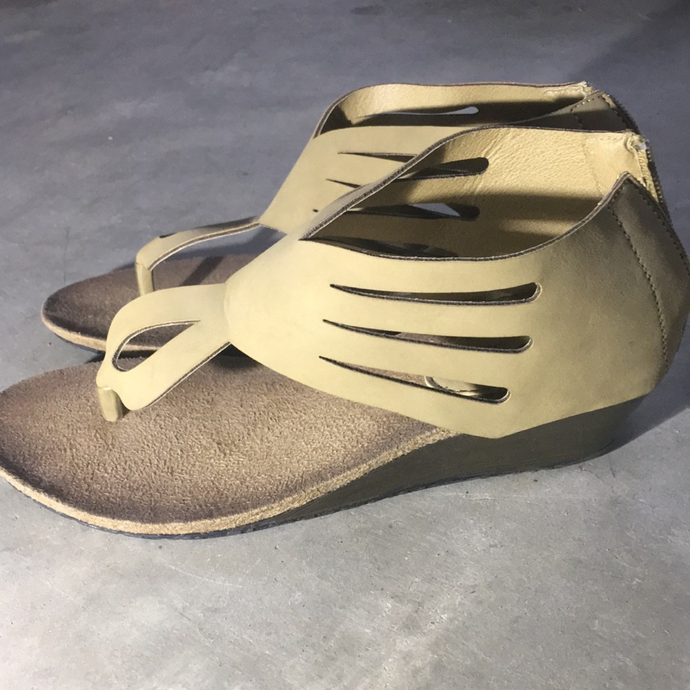 Brand New Bucco Wedge Sandals
